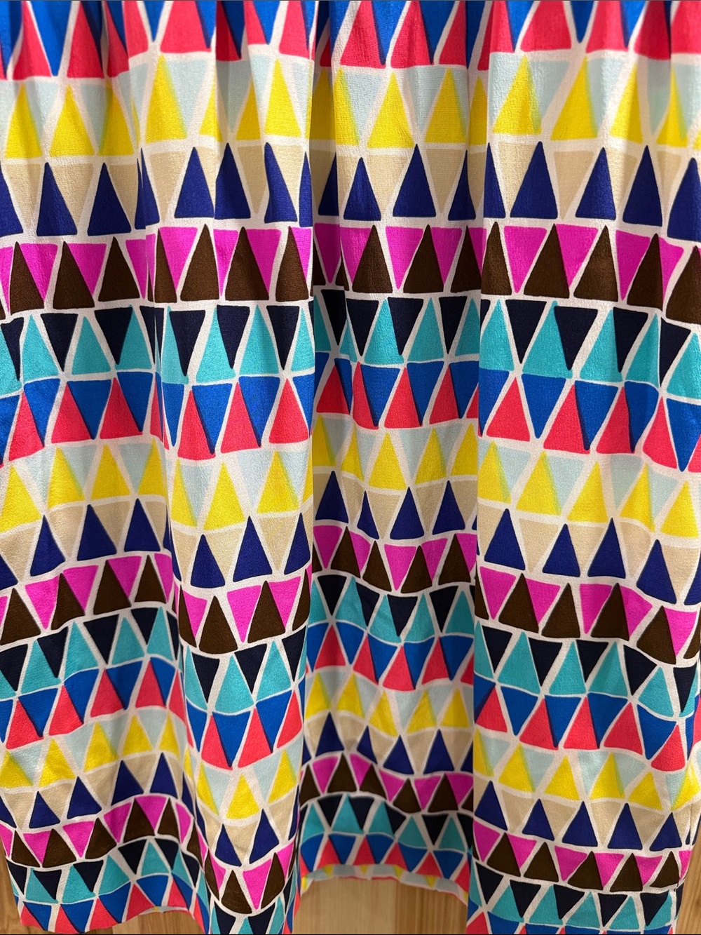 Kate Spade Silk Women’s Size 0 Ellina Multicolor Geometric Lightweight Dress - Picture 3 of 10